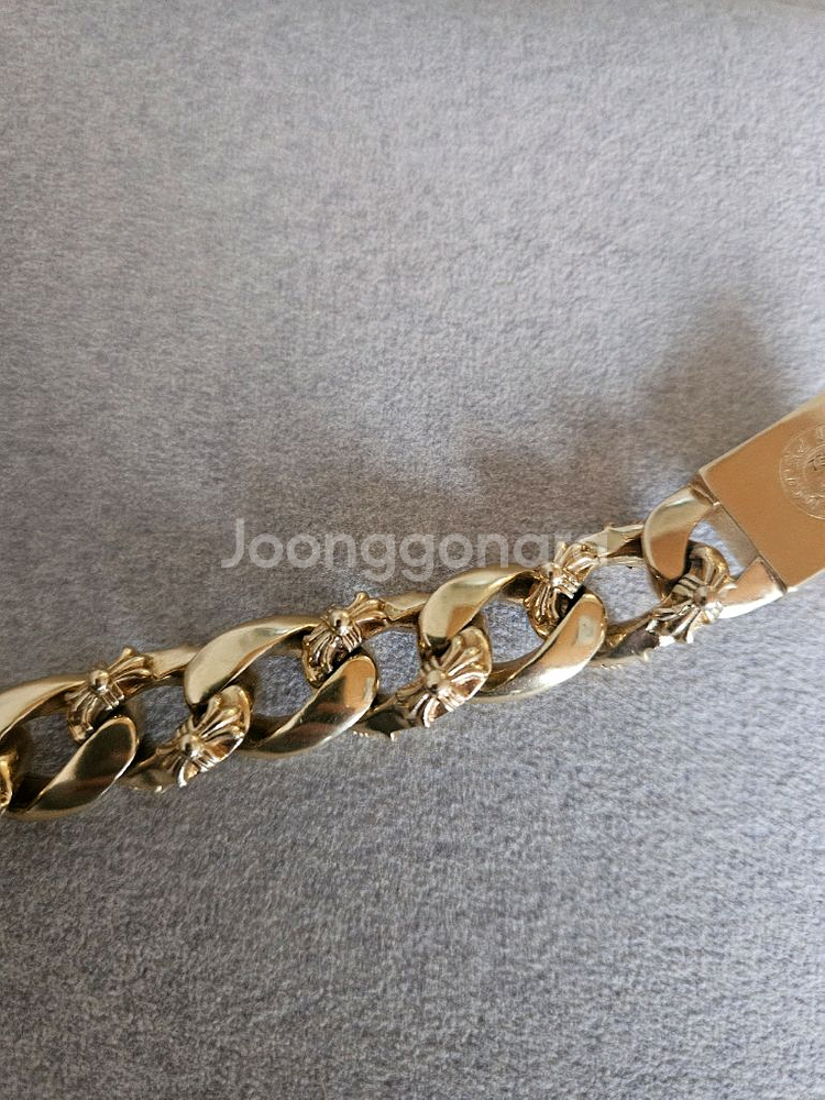 18k 골드 체인 팔찌--5