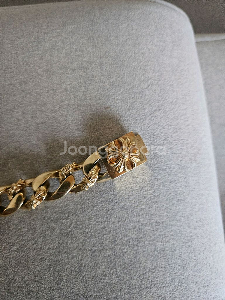 18k 골드 체인 팔찌--3