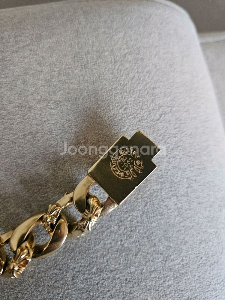 18k 골드 체인 팔찌--4