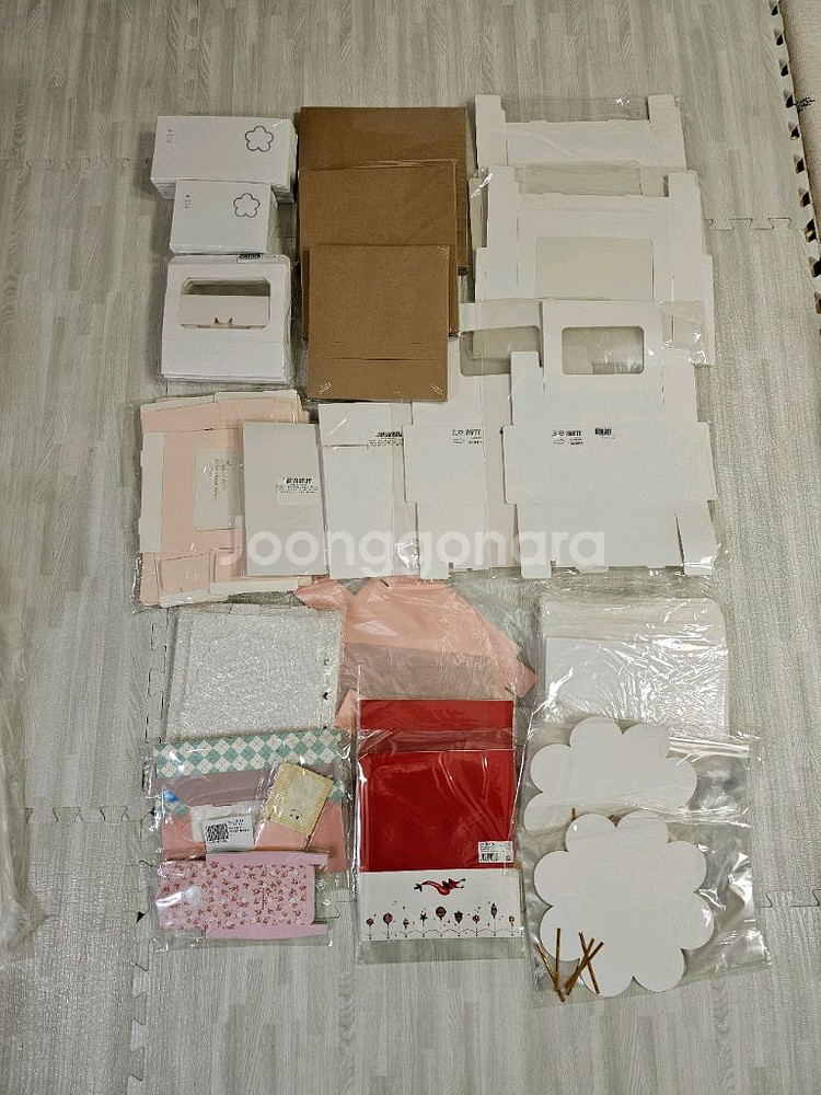 화과자, 설기, 베이킹 담례용기 외 포장용품 일괄(거의새상품)--1