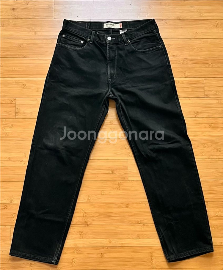 리바이스 550 블랙진 데님팬츠 W34 L30--1