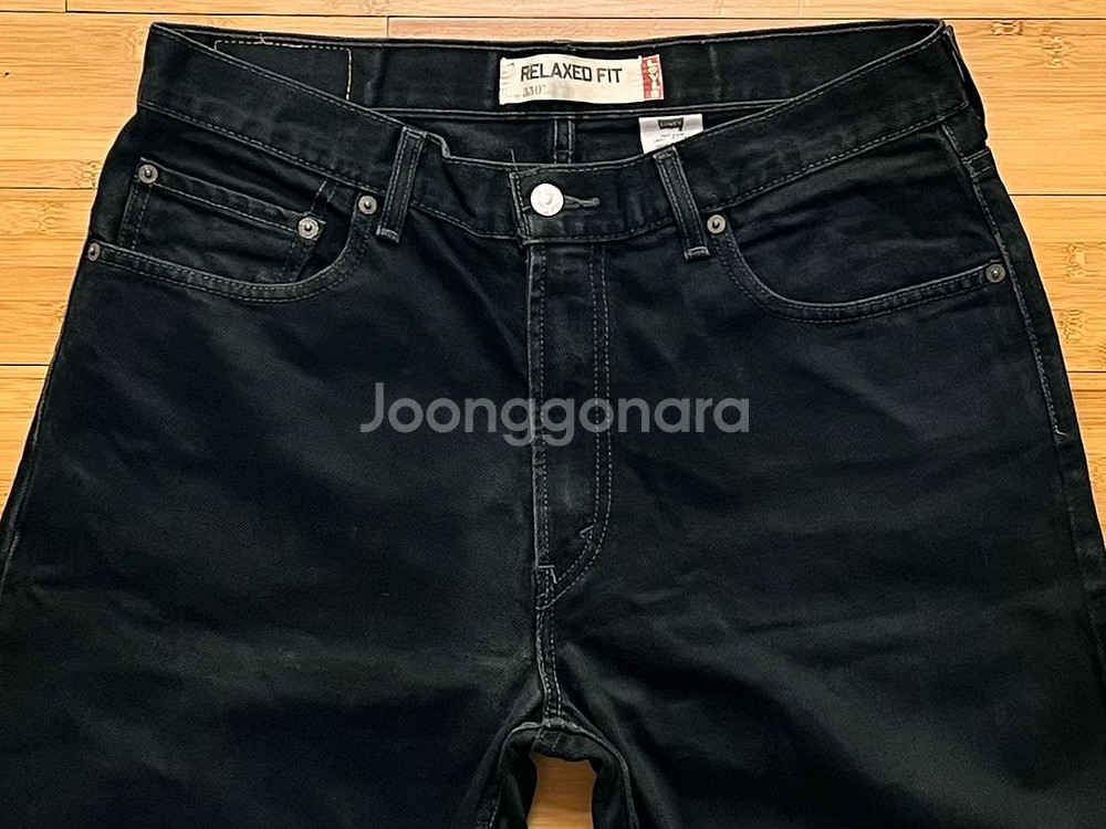 리바이스 550 블랙진 데님팬츠 W34 L30--2