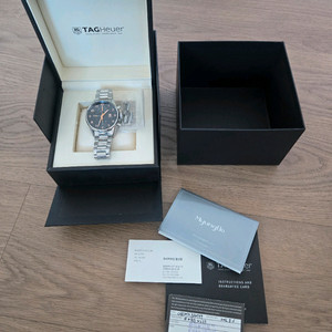 태그호이어 카레라 1887 로즈골드 크로노그래프 시계