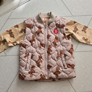 베베드피노 티셔츠 패딩조끼 120
