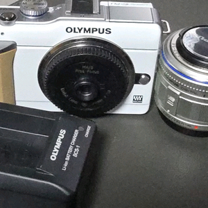 올림푸스 PEN EPL-1 미러리스 카메라 + 14-42mm 렌즈 세트