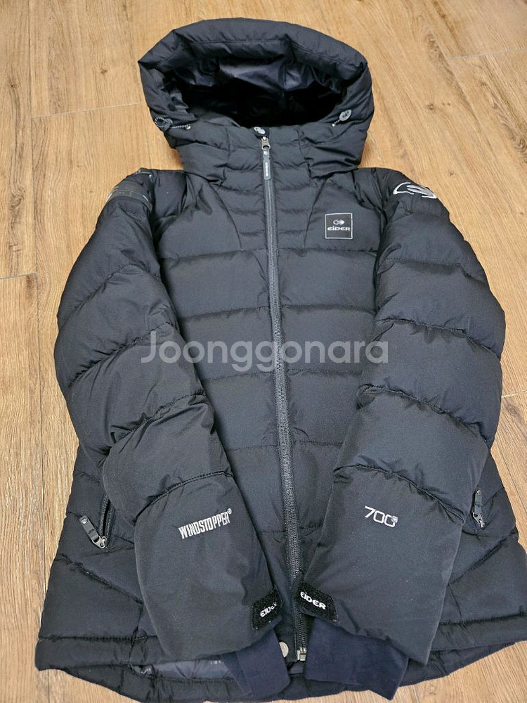 아이더 제레미다운자켓 패딩 블랙 L--1