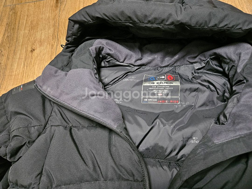 아이더 제레미다운자켓 패딩 블랙 L--4