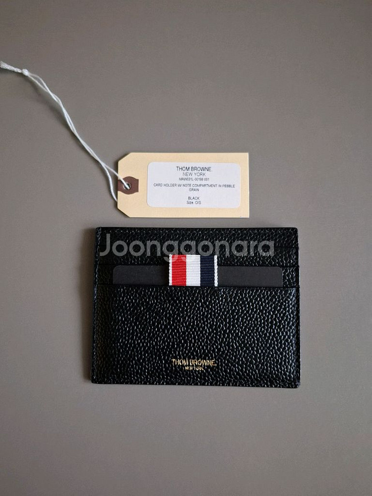 톰브라운 페블 그레인 카드지갑 새상품--1