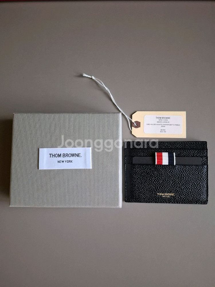 톰브라운 페블 그레인 카드지갑 새상품--0