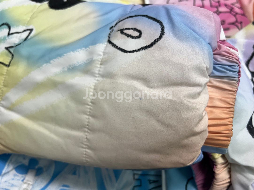 히로 23 드로잉 리버시블 패딩 130 택포--1