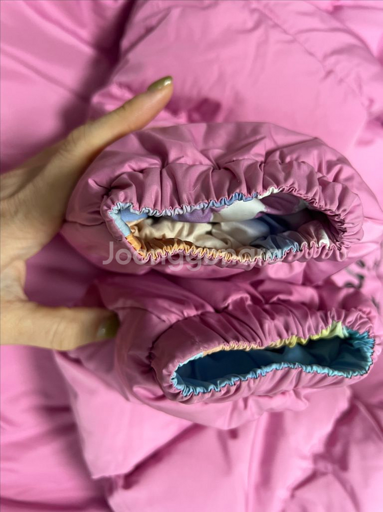 히로 23 드로잉 리버시블 패딩 130 택포--4