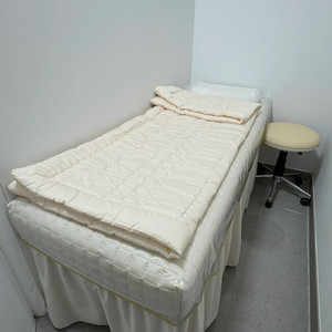 온열 미용 베드 아이보리 +커버+ 의자 풀세트
