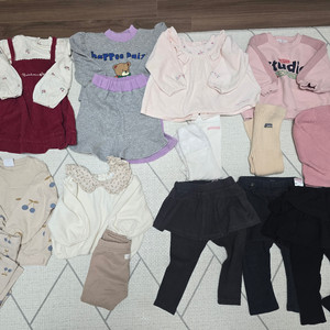 자라 밍크뮤 여아 90사이즈 의류 일괄