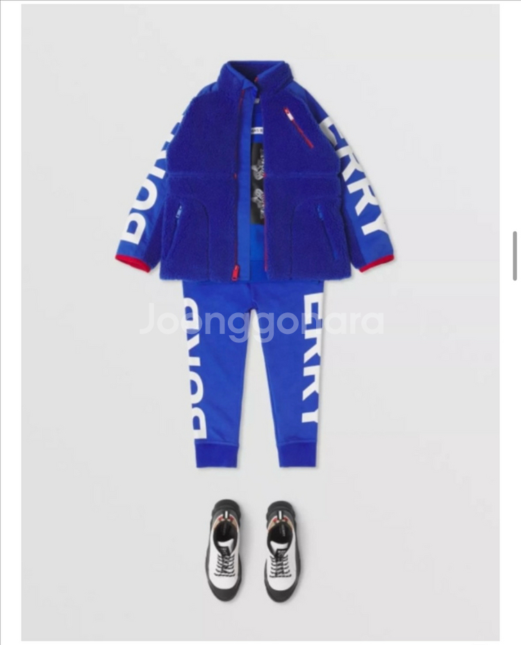 버버리뽀글이점퍼 14y--0