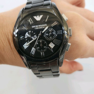 엠포리오 아르마니 AR1400 블랙 세라미카 시계-8만