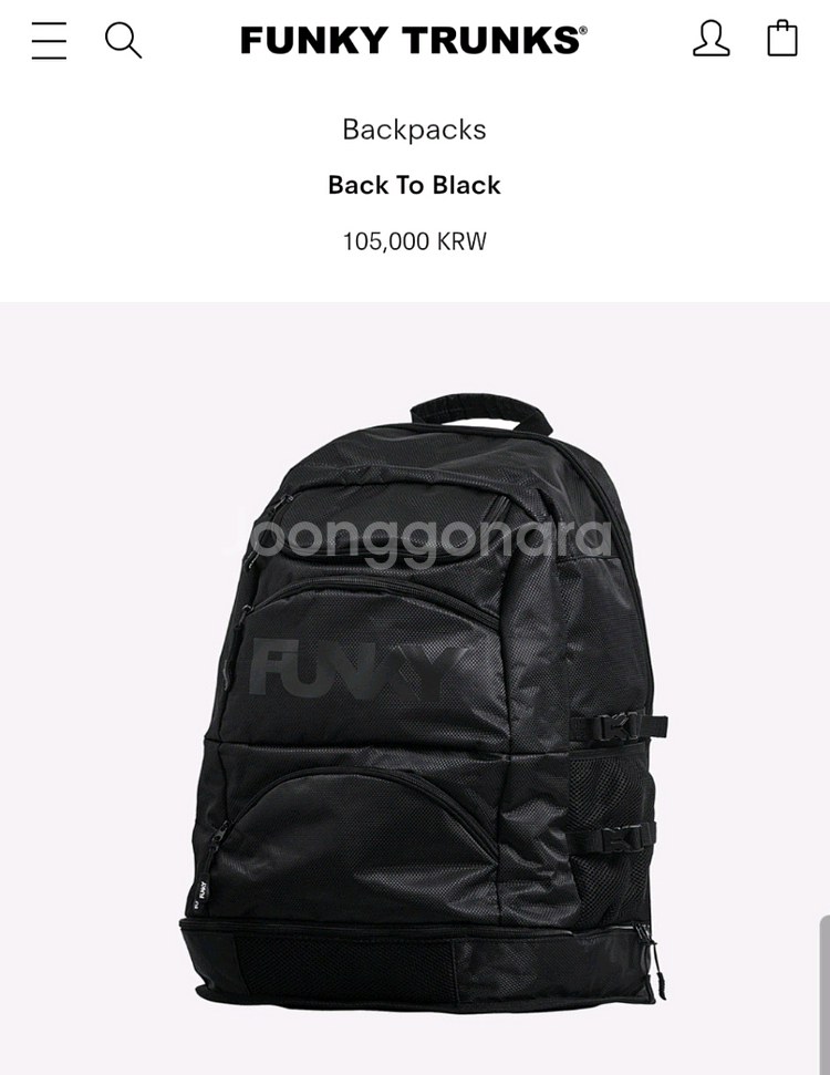 펑키타 백투블랙 백팩--0