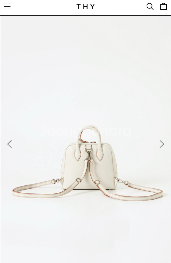 THY 띠서울 레옹 백팩 P. 크림 쁘띠 (가격내림)--2