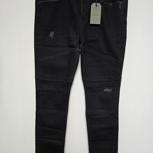 (새제품) 올세인츠 바이커 블랙 팬츠 (33)