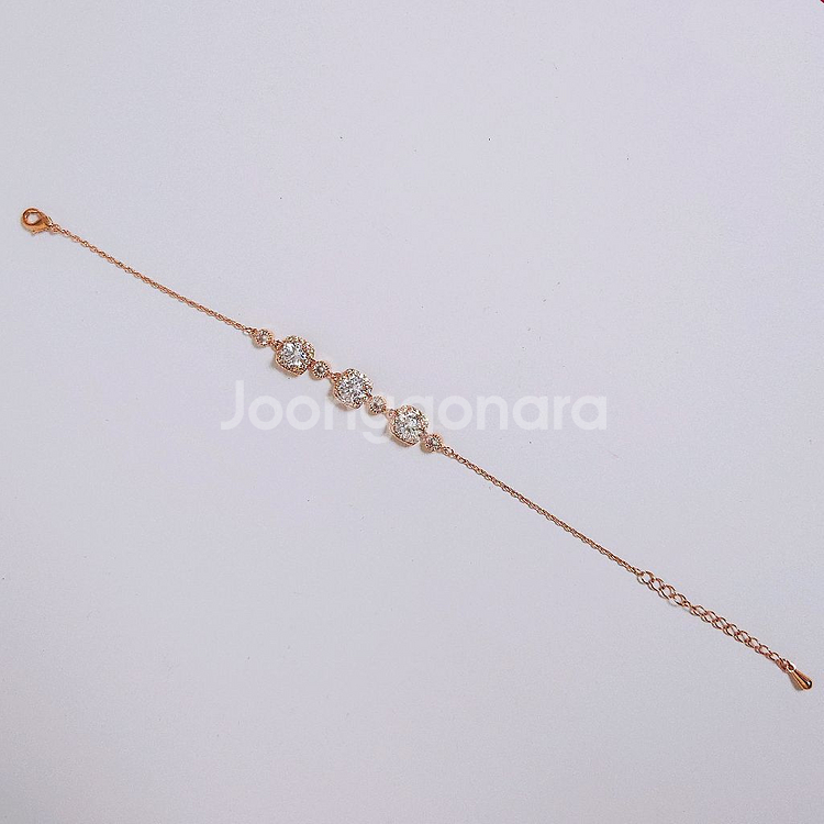 새상품,선물박스포장 빅 스와로브스키스톤 로즈골드 팔찌/목걸이 귀걸이 반지 진주 샤넬 14k 18k 스와로브스키 디올--1