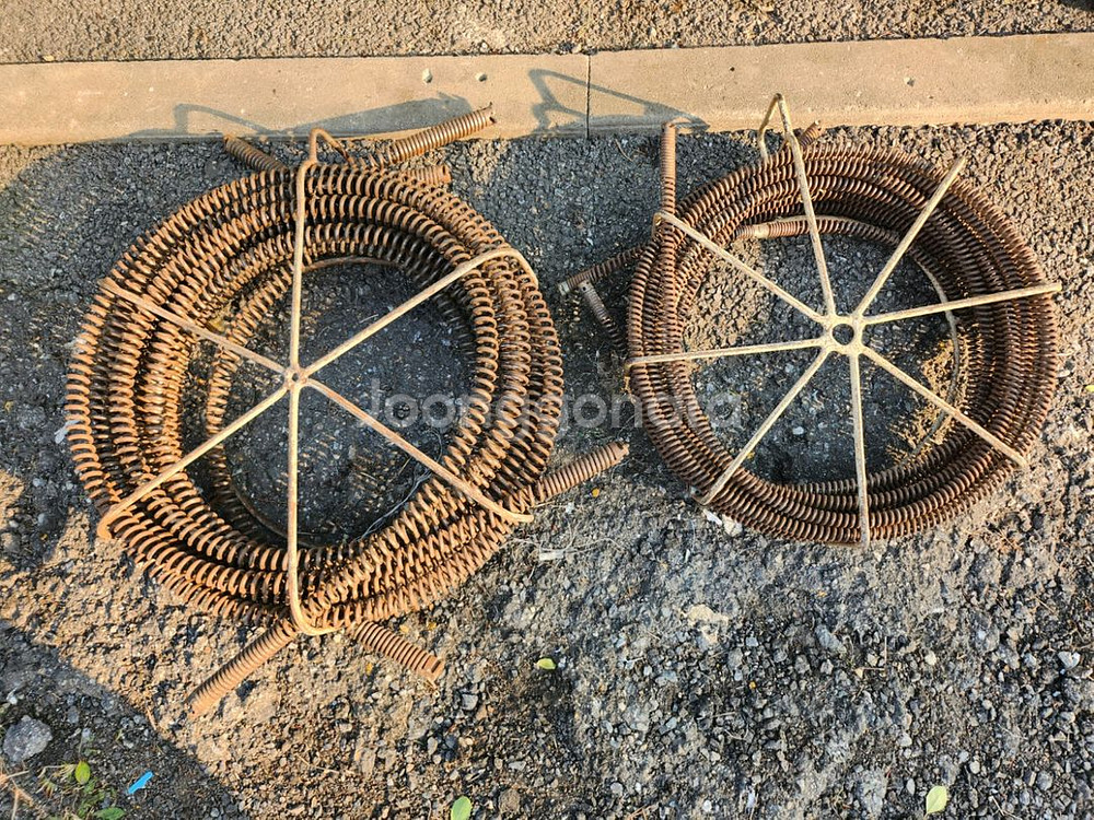 전동 스프링 하수구 청소기 스프링만 16미리 22미리--0