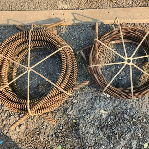 전동 스프링 하수구 청소기 스프링만 16미리 22미리