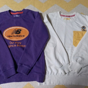 키즈 맨투맨 2벌 세트 140