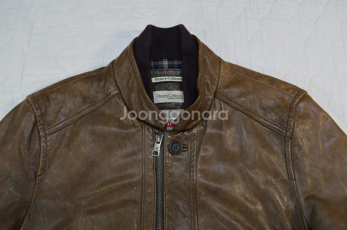 헨리코튼/남/추동/양가죽/자켓/95--2