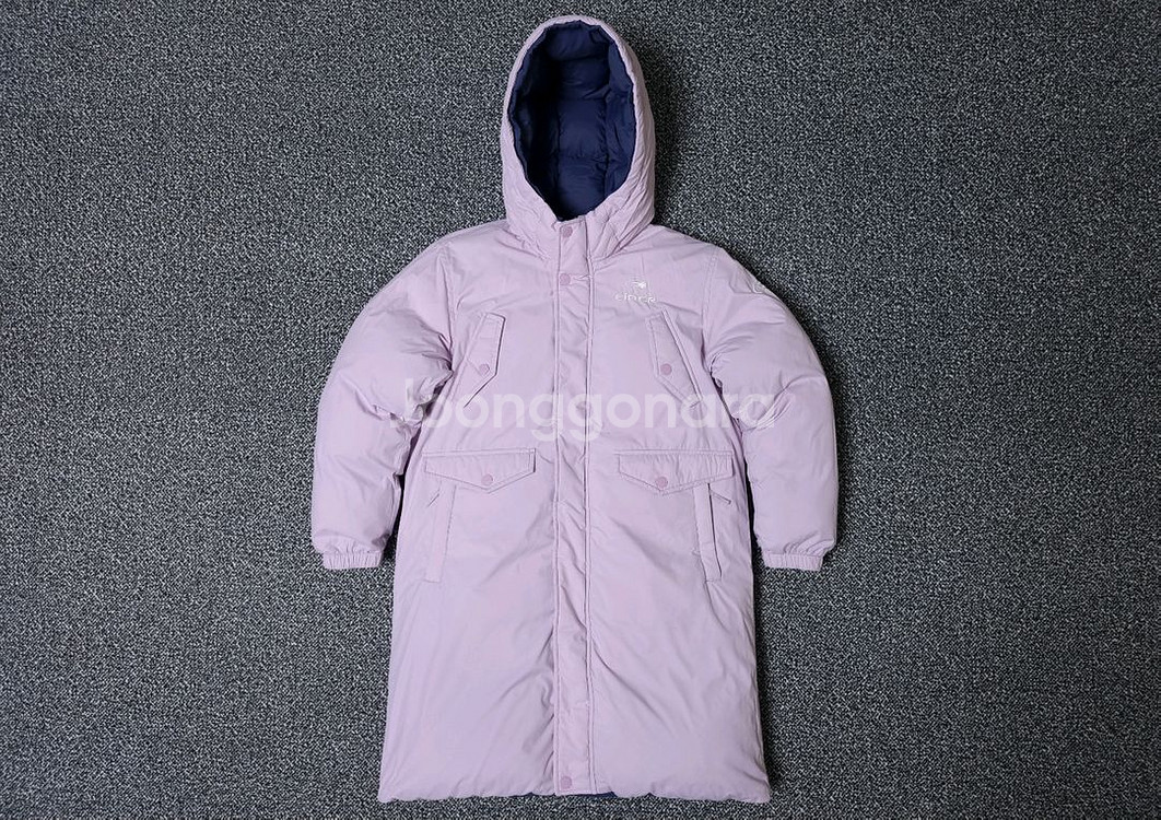 [무료배송][150]아이더 키즈 리버시블 구스다운 롱패딩--0