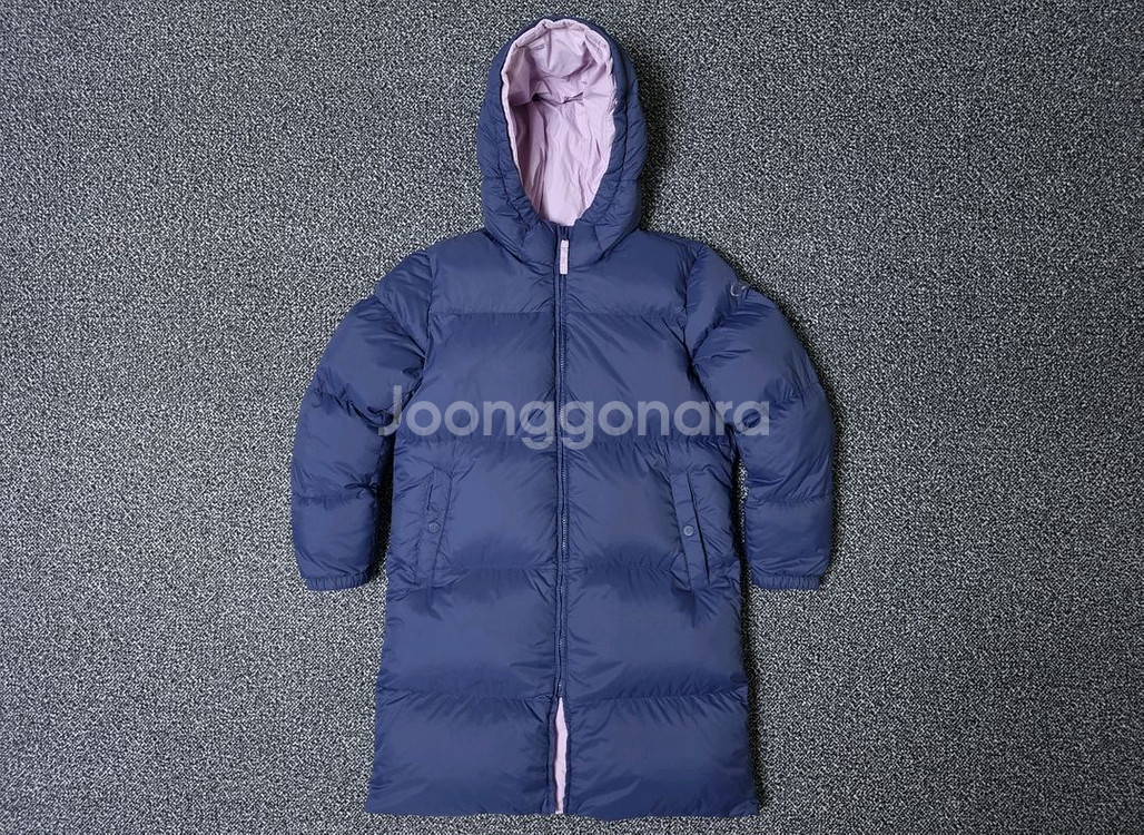 [무료배송][150]아이더 키즈 리버시블 구스다운 롱패딩--4