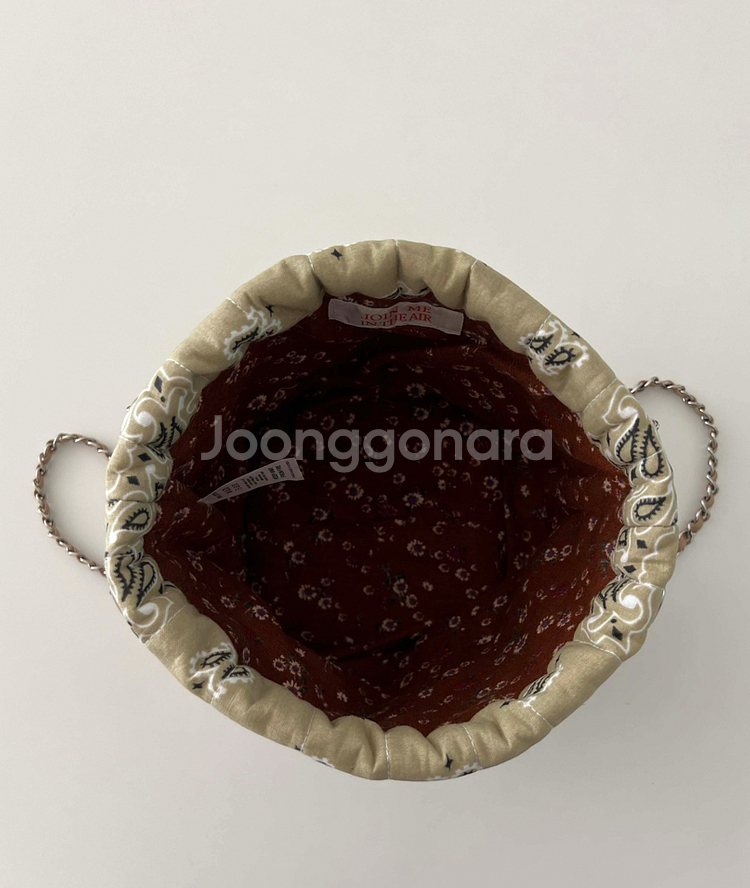 boniyoo 보니유 퀼티드 버킷백 3G 베이지 (가격내림)--2