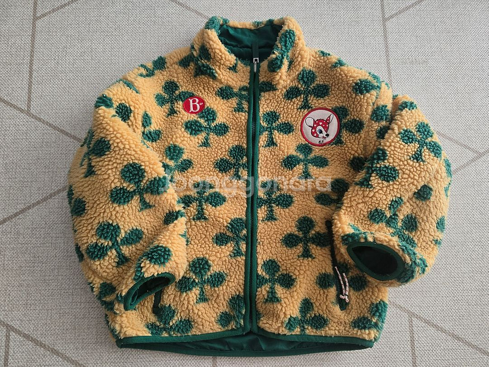 베베드피노 클로버 후리스 뽀글이점퍼 120--0