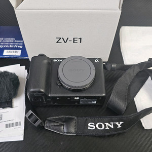 소니 ZV-E1 미러리스 카메라(쿨링팬, SD카드 증정!)