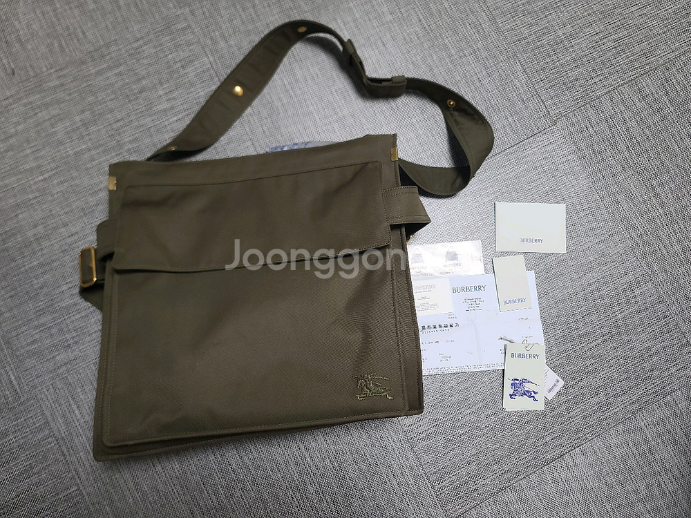 버버리 트렌치백 토트백 크로스백 미디움 M 라지 올리브--0
