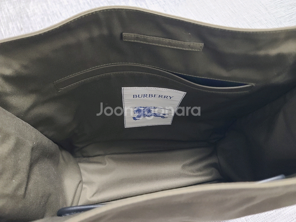 버버리 트렌치백 토트백 크로스백 미디움 M 라지 올리브--3