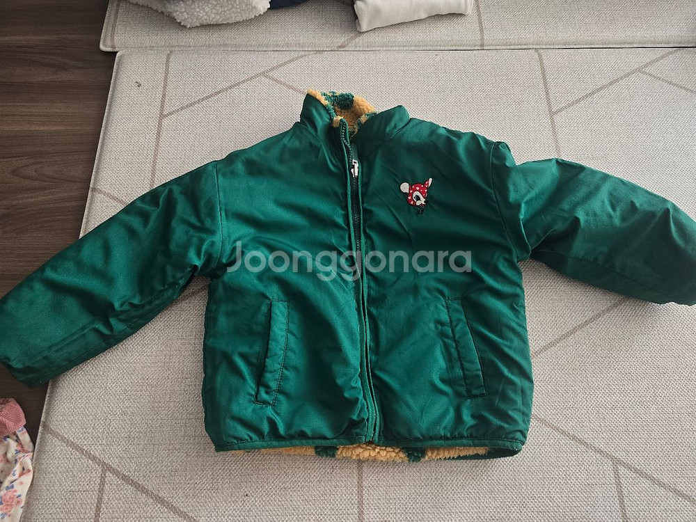 베베드피노 클로버 후리스 뽀글이점퍼 120--1