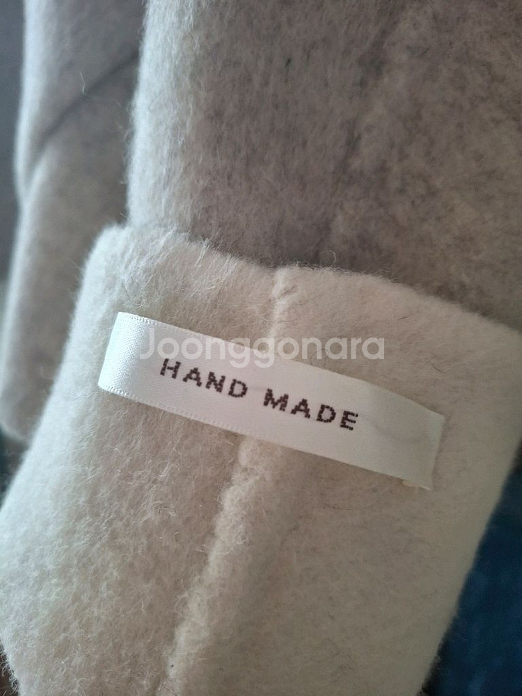 [새옷] 니트후드가 달린 귀여운 숏 울코트--5