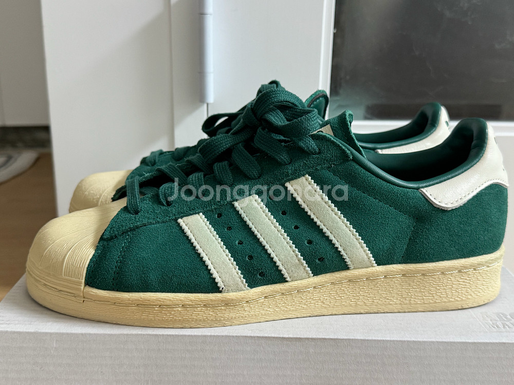 아디다스 슈퍼스타 82 그린 오프 화이트 265--1