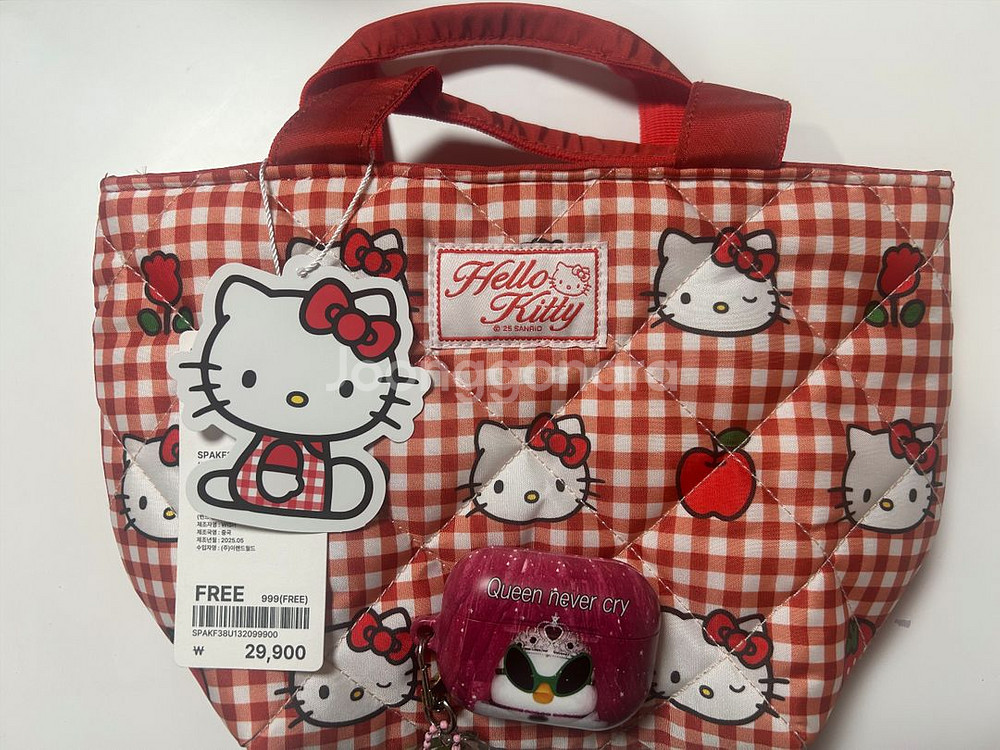 헬로키티 도시락 가방 스파오 콜라보 (새상품)--0