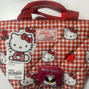 헬로키티 도시락 가방 스파오 콜라보 (새상품)