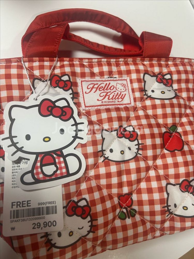 헬로키티 도시락 가방 스파오 콜라보 (새상품)--1