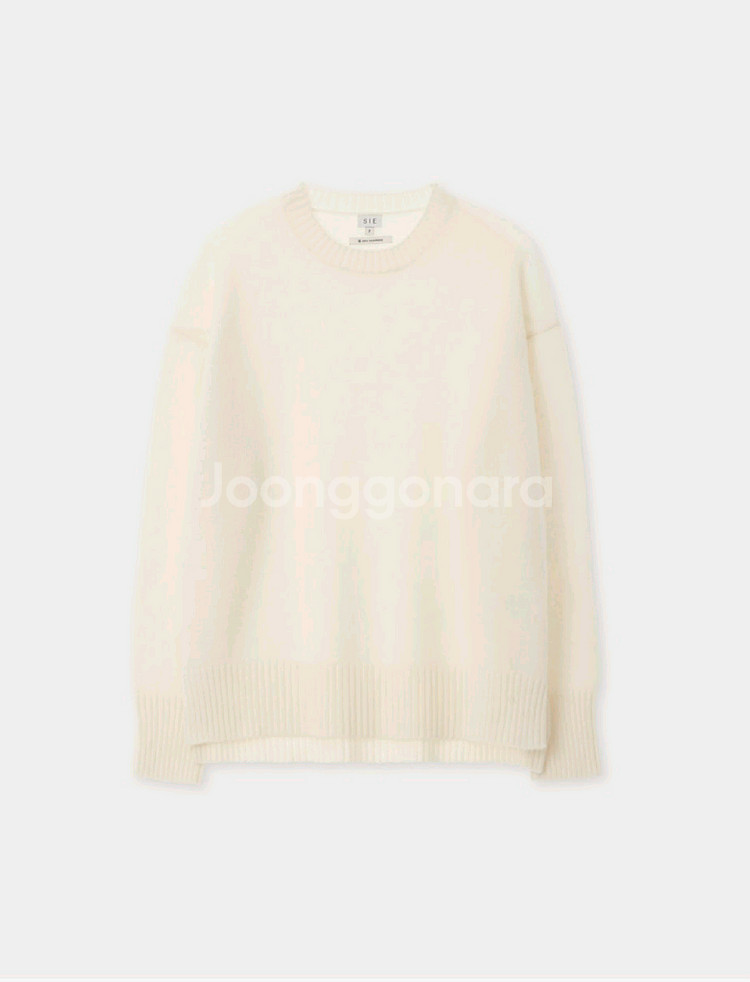 시에sie 마레 루즈 캐시미어 100 스웨터 크림 택달린 새상품 시에 니트--1