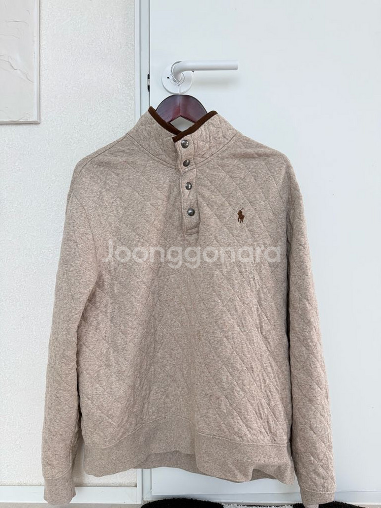 남성폴로 랄프로렌 케이블 니트 하프넥 스웨터--0