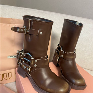 미우 바이커 부츠