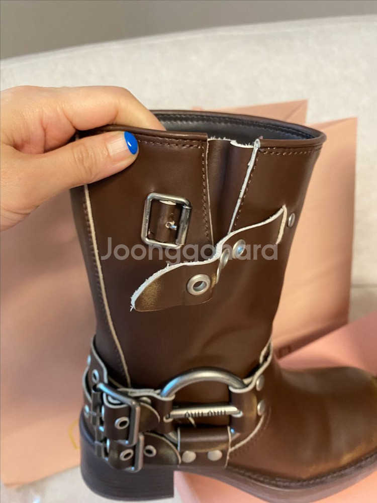 미우 바이커 부츠--2