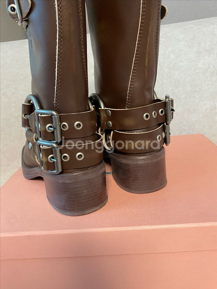 미우 바이커 부츠--4