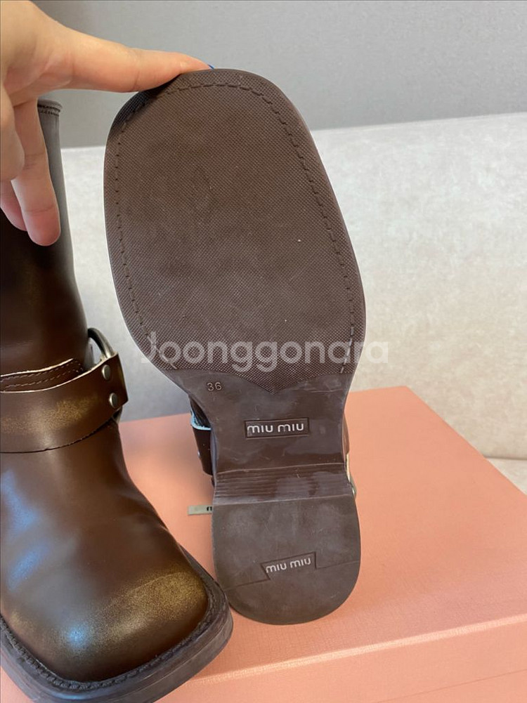 미우 바이커 부츠--6