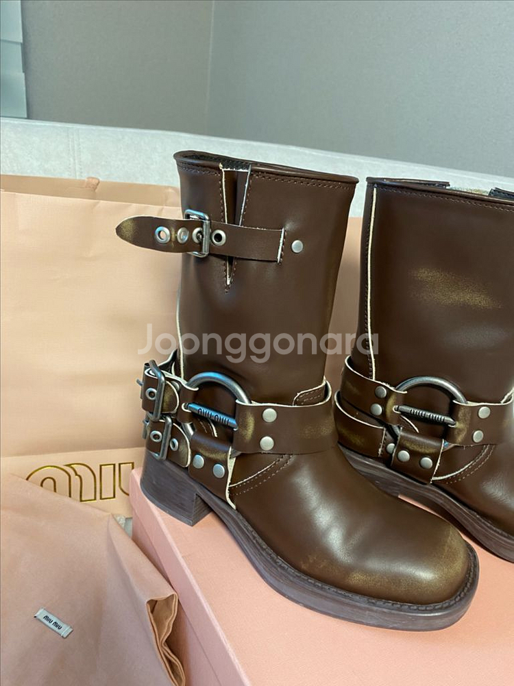 미우 바이커 부츠--9