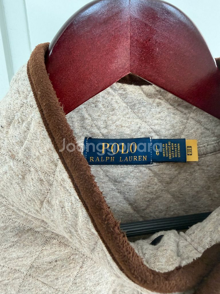 남성폴로 랄프로렌 케이블 니트 하프넥 스웨터--1