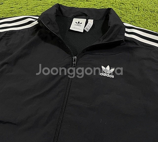 아디다스 락업 블랩 검정 트랙탑 져지집업 100/L--1