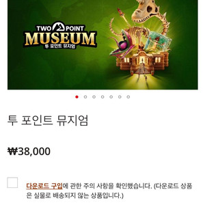 닌텐도 스위치2용 투 포인트 뮤지엄 다운로드코드 판매